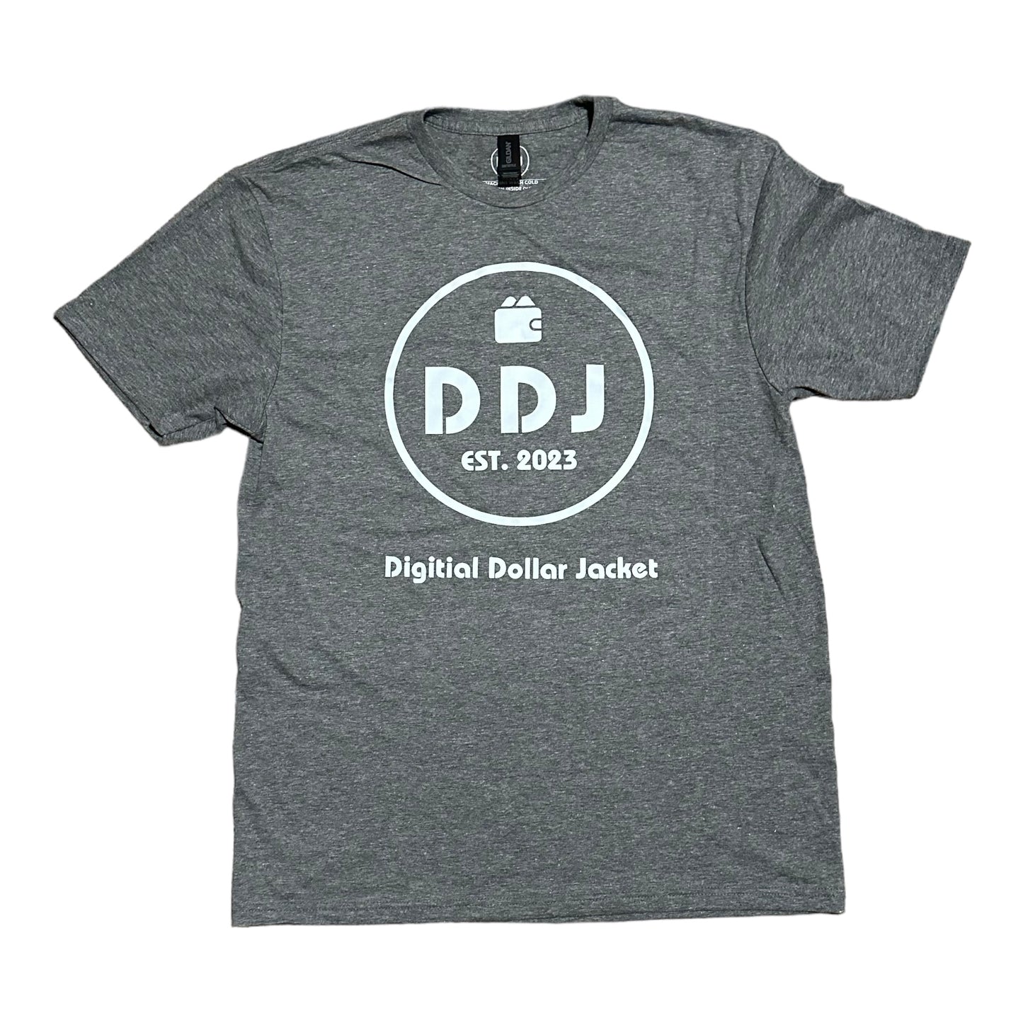 DDJ Logo Tee - Grey/White Logo